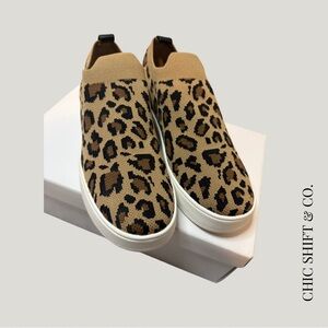 Steve Madden Beale Leopard Slip-On Sneakers - Women's 8 NWOT